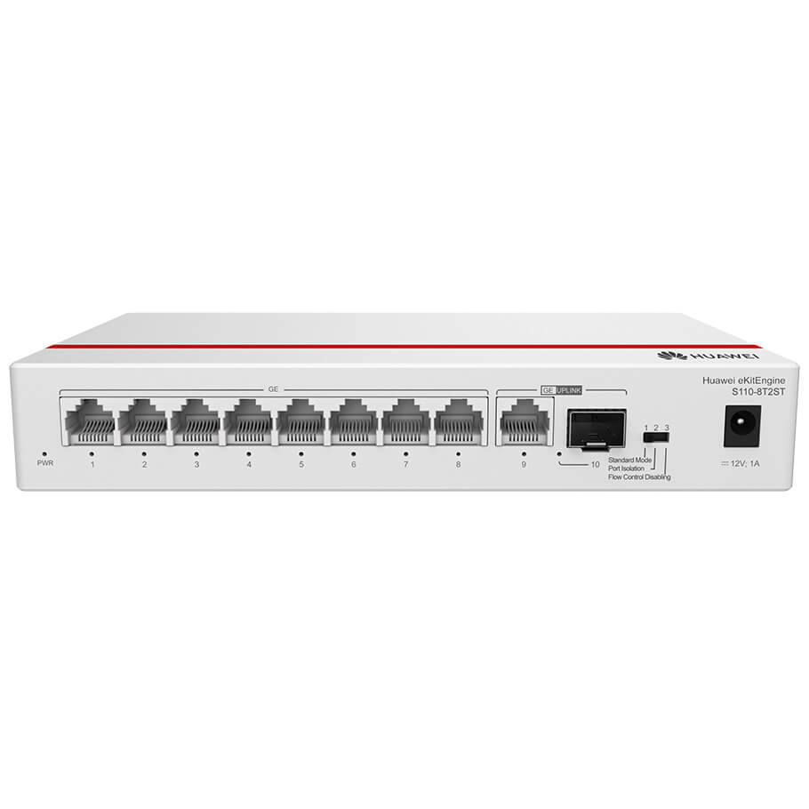 8-Port GE Unmanaged Switch HUAWEI S110-8T2ST